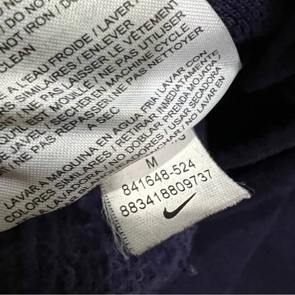 Nike Men’s Rally Pants Purple Textured Sides Jogger Medium